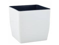 Вазон "Квадро" низький зі вставкой 27*27*26 см