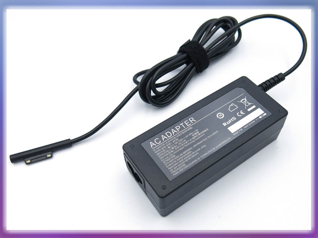 Блок Питания для Microsoft 15V 4A 65W (6PIN). Для Surface Pro 4 Tablet ...