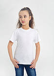 Жіноча футболка біла для спорту та повсякденного носіння, футболка однотонна жіноча білого кольору, фото 8