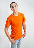Футболка жіноча помаранчова , для спорту та повсякденного носіння, бавовна 100%, жіноча футболка помаранчевого кольору, фото 9
