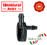 Коннектор двухсторонний L-образный Claber 1/4" (10 шт.)