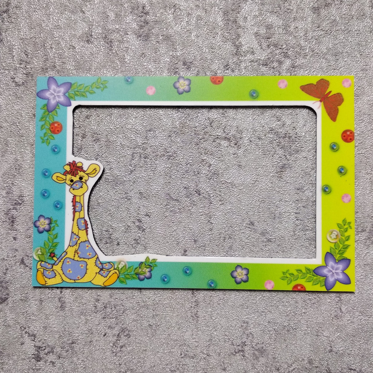 Магнітна рамка на холодильник Жираф