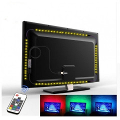 Світлодіодна стрічка 5050 rgb 2 м для фонової підсвічування телевізора