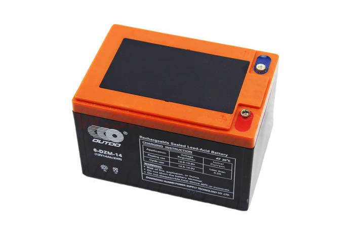 Акумулятор тяговий 6DZM14 12 V/14 Ah дитячих електроквадроциклів, фото 1