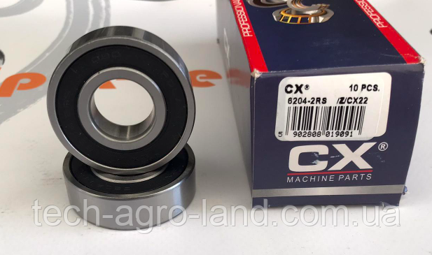 Підшипник 180204 (6204-2RS)