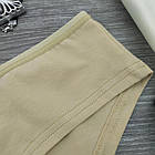 Труси сліпи жіночі однотонні "LUCKY" розмір XL бежеві 20031343, фото 10