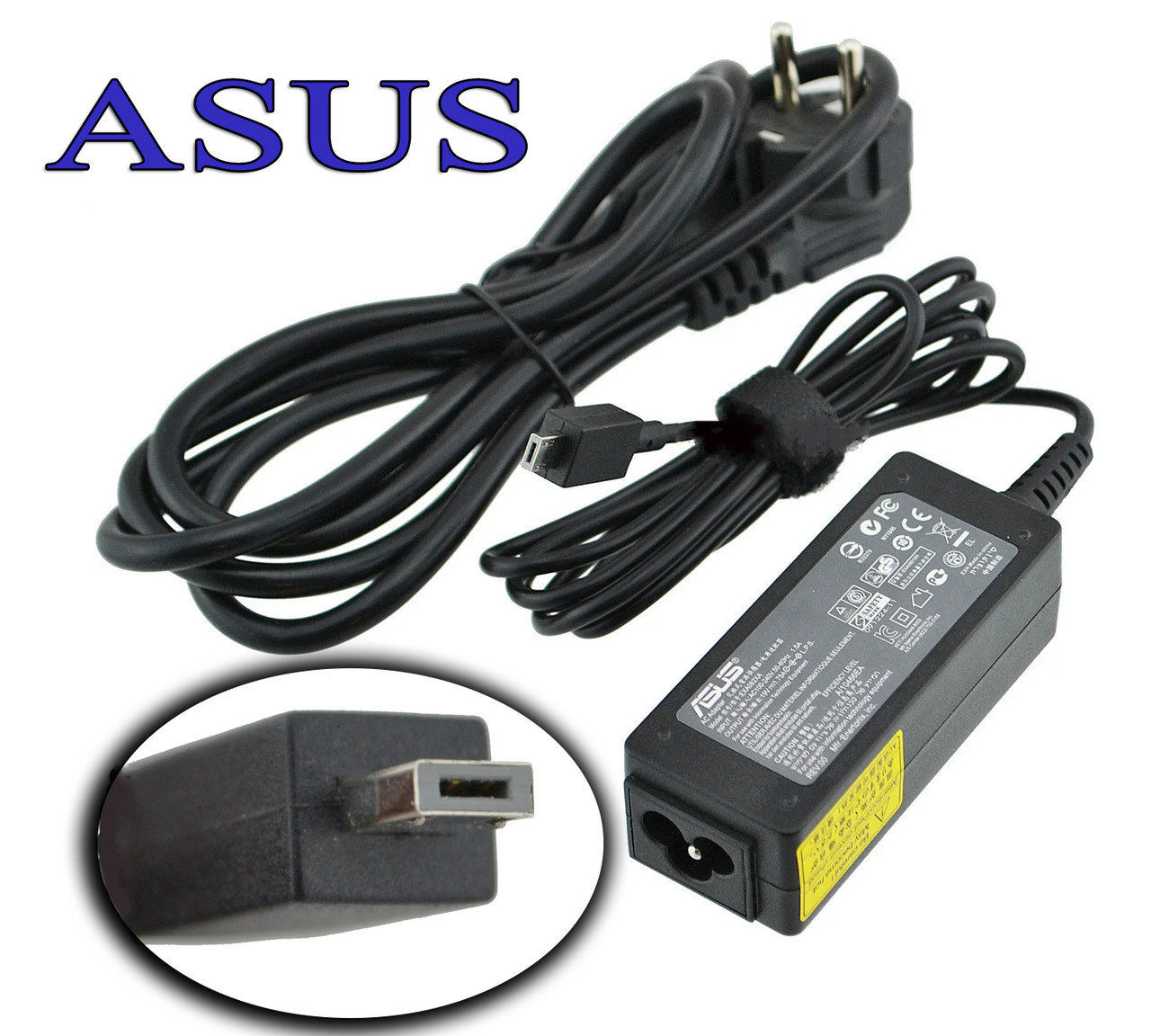 Блок живлення для ноутбука Asus 19V 1.75 A 33W X205T з штекером M-plug, адаптер блок живлення, зарядка