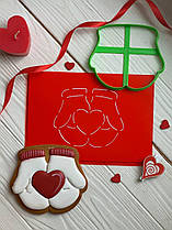 3D-формочки-вирубки для пряників "Рукавиці"