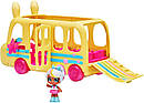 Міні лялька Кінді Кидс Маршу Мелло і шкільний автобус / Kindi Kids Minis Collectible School Bus, фото 4
