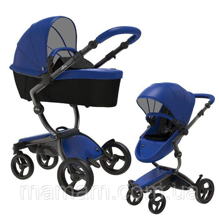 Коляска-трансформер Mima Xari 2 в 1 Royal Blue (шасі Black), фото 1