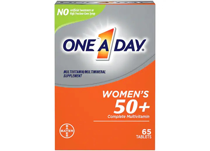 BAYER One-A-Day women's 50+ Complete Multivitamin мультивітаміни для жінок 50+, 65 таб