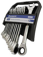 Набір ключів комбінованих із тріскачкою 8-19 мм 12ед. на холдері NGW12ST STANDART