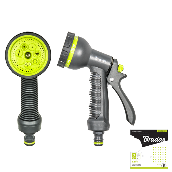 Пістолет для поливання 7 режимів SOFT LIME LINE, LE-5102