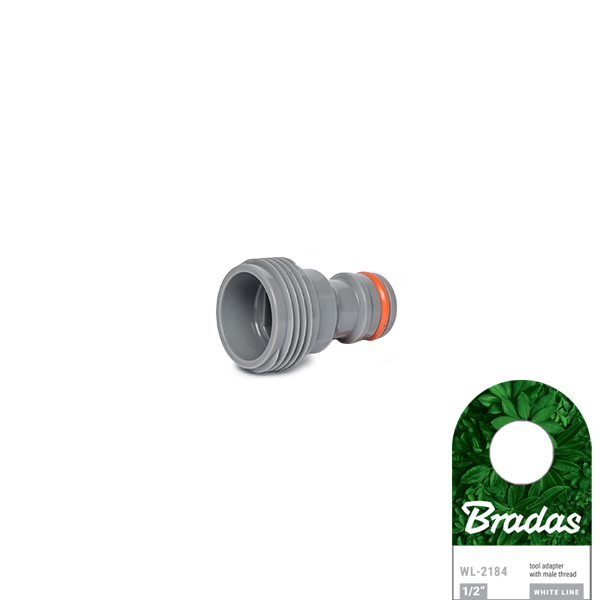 Адаптер із зовнішньою різзю 1/2", WHITE LINE, WL-2184