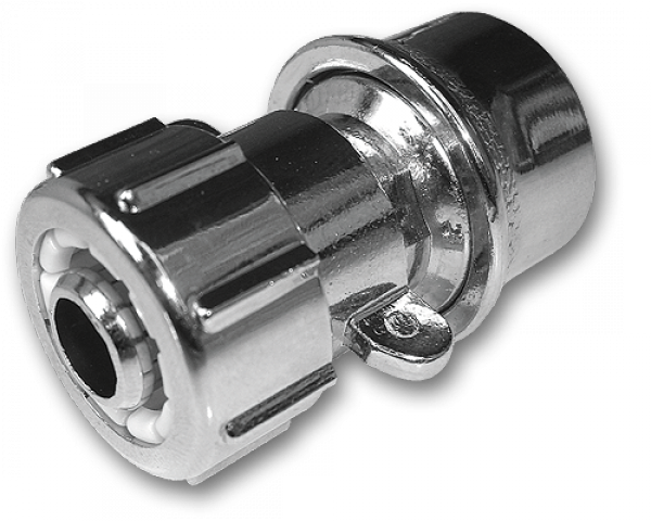 CYNK CHROM Конектор для шланга латунь 1/2" — STANDARD, CH-KT4111Z Польща, фото 1