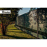 Стрічка для паркану 19см x 35м, 450г/м², зелена, 
TOB4501935GRL, фото 3
