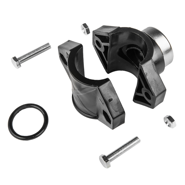 Хомут для труб PE, 40 мм, PN10, з внутрішньою різзю 3/4", metalDSRA10OM40F34