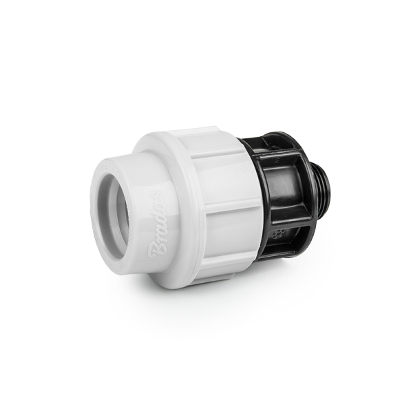 Муфта для труб PE, 32 мм, PN16, із зовнішньою різзю
1", DSRA16L32M1