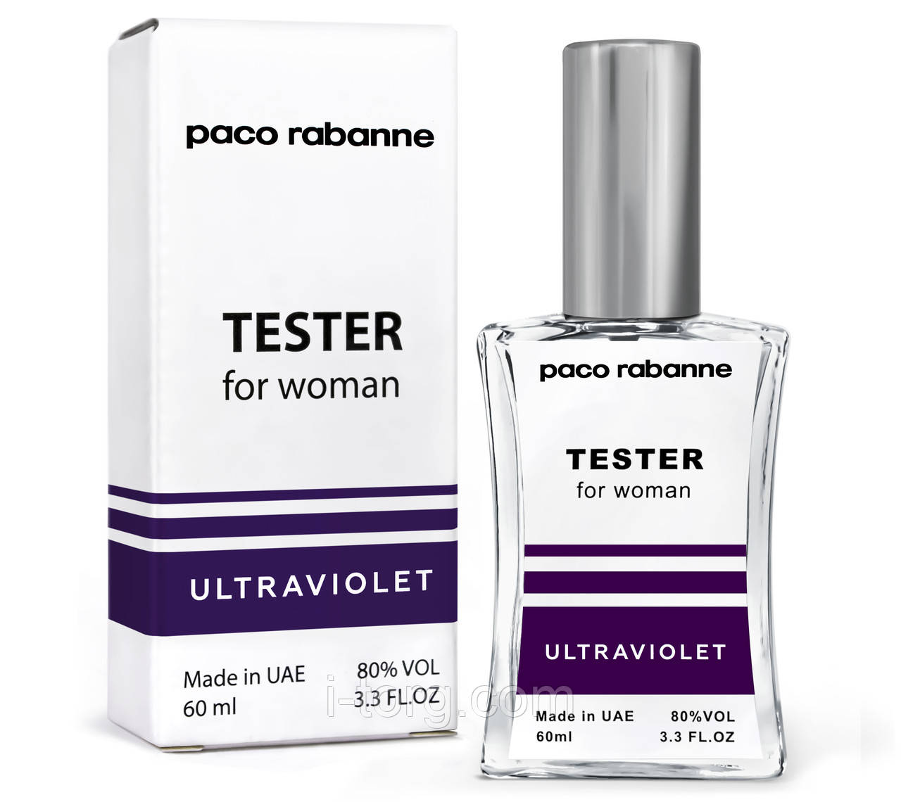Тестер жіночий Paco Rabanne Ultraviolet Women, 60 мл. NEW