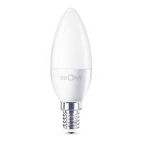 Світлодіодна лампа Biom BT-589 C37 9W E14 4500К матова