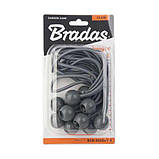 Еластичний гумовий шнур із кулькою, 15 см, 
10 шт., BUNGEE CORD BALL, BCB-0515GY-B Польща, фото 2