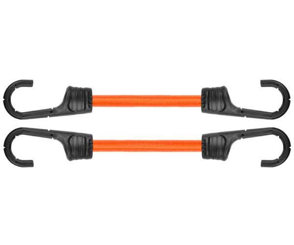 Гумовий шнур із гачками, 2 х 80 см, PVC BUNGEE 
CORD HOOK, BCH2-08080OR-B Польща, фото 1