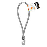 Петля еластична 18 см із гачком PVC BUNGEE CORD HOOK, BCH3-0418GY-E, фото 2