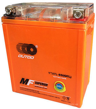 Аккумулятор Outdo (Аутду) Moto 12v 7A Ytx7L-BS GEL, фото 1