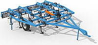 Культиватор КПГД-5 два ряда пружин (зі стійками Will Rich) одинарний барабан