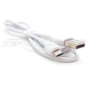 Кабель USB 2.0 - micro USB (хорошее качество), 2 м, белый, фото 3