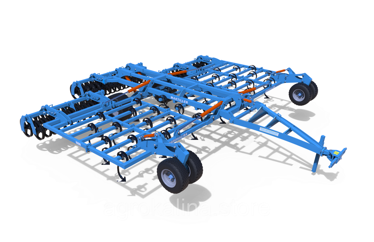 Культиватор MAKTILLER-12 S-подібні стійки подвійний барабан