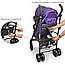 Коляска дитяча El Camino ME 1029 Violet, фото 4
