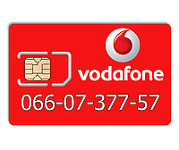 Красивый номер Vodafone 066-07-377-57