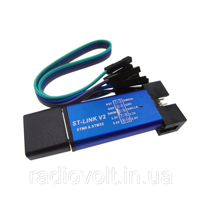 Програматор зневоднення St-Link v2 mini, STM8, STM32