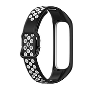 Силиконовый ремешок Primo Perfor Sport для фитнес-браслета Samsung Galaxy Fit 2 (SM-R220) - Black&White