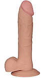 Фалоімітатор з мошонкою The Ultra Soft Dude Flesh 9, фото 3