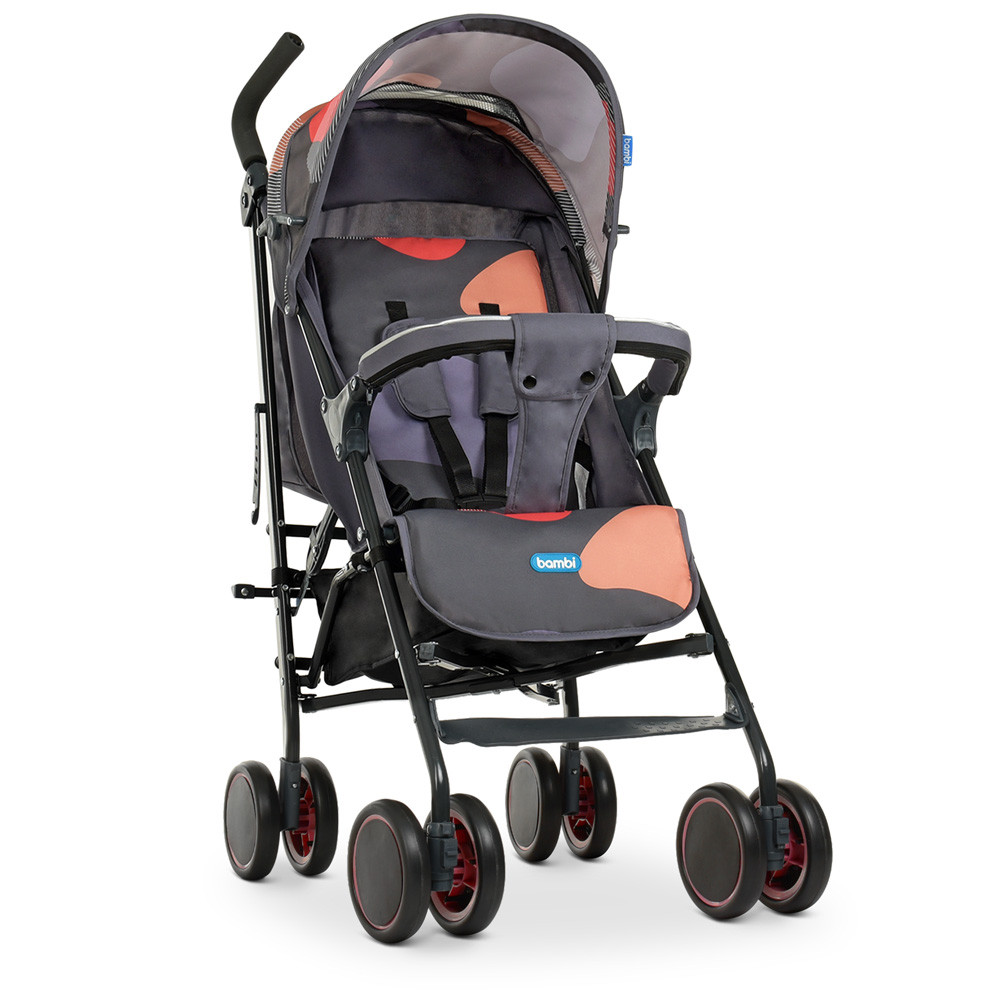 Коляска дитяча Bambi 4244 GRAY ORANGE