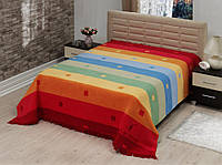 Плед Le Vele Royal Stripes Rainbow orange 220*240 см