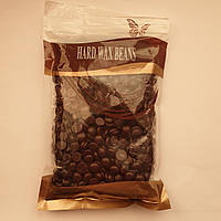 Воск для депиляции горячий пленочный в гранулах горячий Hard Wax Beans 100 гр шоколадный