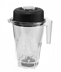 Чаша для блендера JTC 4 літри з ножами прозора без бісфенолу із Tritan BPA-free