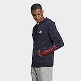 Чоловіча толстовка Adidas Essentials 3-Stripes (Артикул:GP8601), фото 4