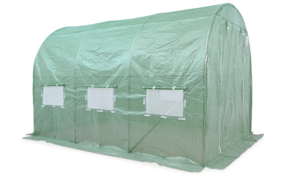 Теплиця садовий тунель 2x3x2 м зелений Garden Tunnel Foil