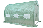 Теплиця садовий тунель 2x3x2 м зелений Garden Tunnel Foil, фото 3