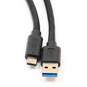 Кабель USB 3.0 (AM) - Type-C (CM) 1м Cablexpert CCP-USB3-AMCM-1M чорний