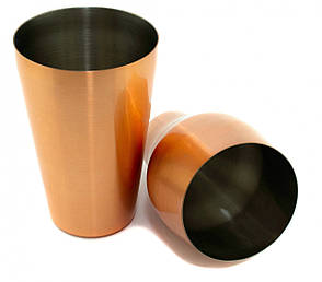 Шейкер Профі 700 мл з мідним покриттям для міксів та преміксів професійне обладнання для бару, фото 3