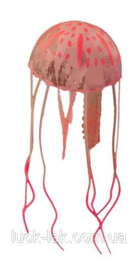 Медуза, декор для акваріума Червоний