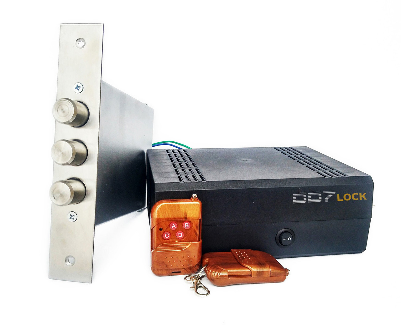 Электронный скрытый замок 007 Lock + блок управления + 2 брелка ...