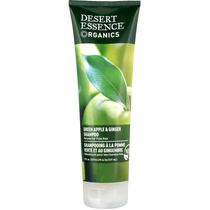 Desert Essence, Organics, шампунь «Зелене яблуко і імбир», 237 мл (8 рідких унцій)