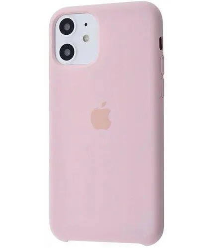 Чохол Silicone case для IPhone 12 Pink Sand пудра