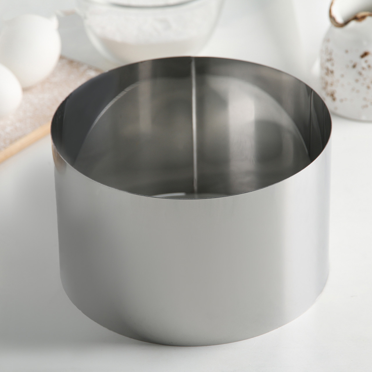 Форма для випікання та викладки "Круг" h = 10 см, d = 18 см, товщина 0,5 мм, фото 1